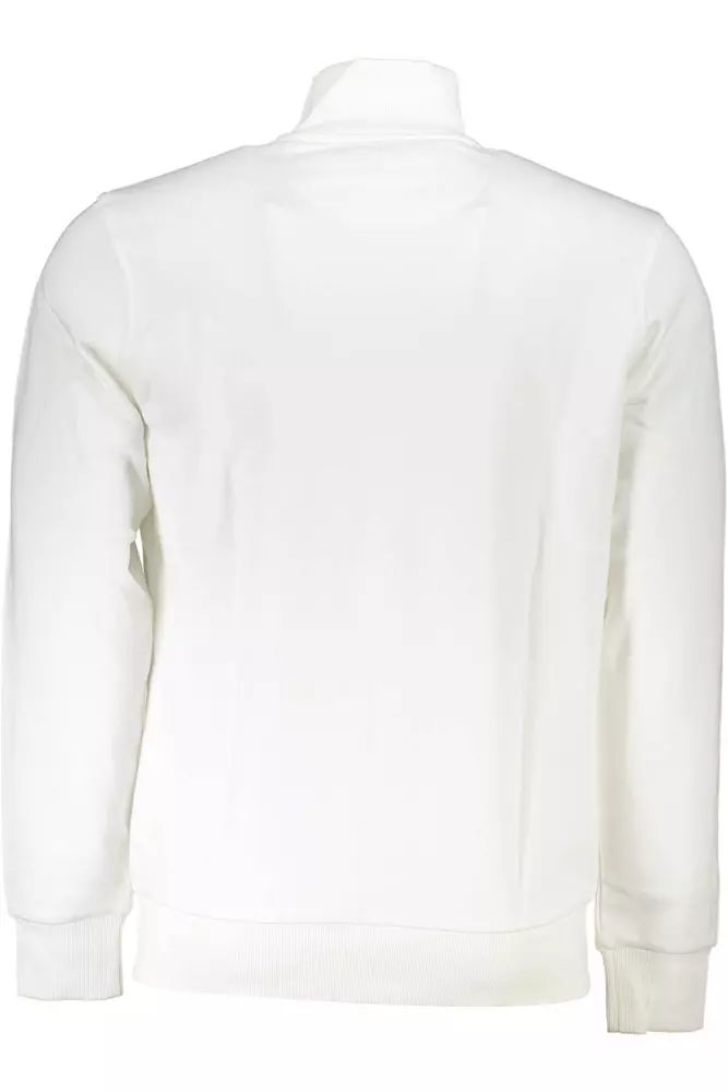 La Martina White Cotton Sweater