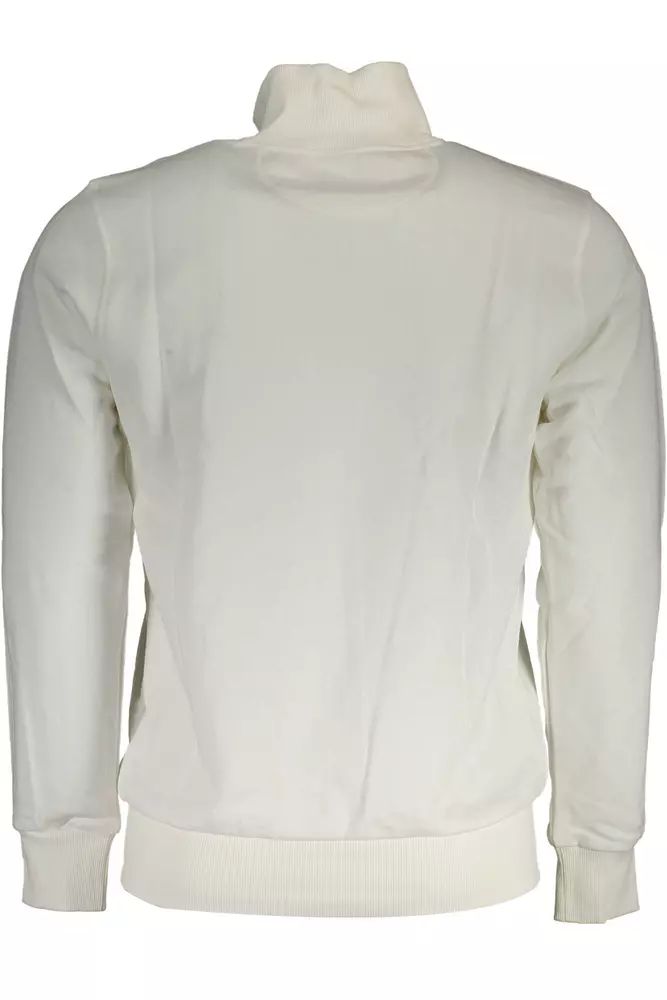 La Martina White Cotton Sweater