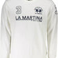 La Martina White Cotton Sweater