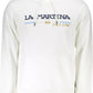 La Martina White Cotton Sweater