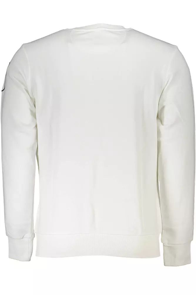 La Martina White Cotton Sweater