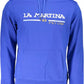 La Martina Blue Cotton Sweater