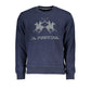 La Martina Blue Cotton Sweater