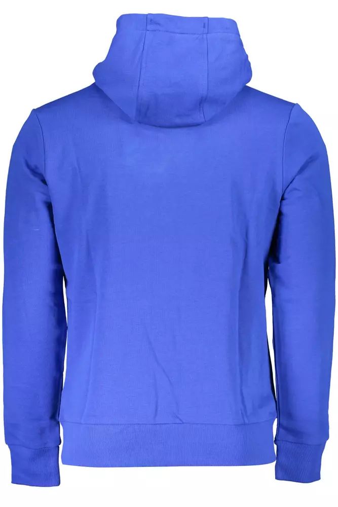 La Martina Blue Cotton Sweater