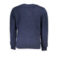 La Martina Blue Cotton Sweater