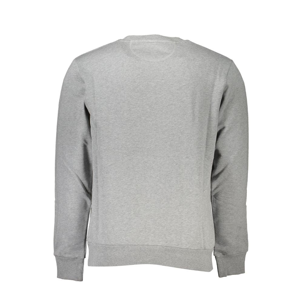 La Martina Gray Cotton Sweater