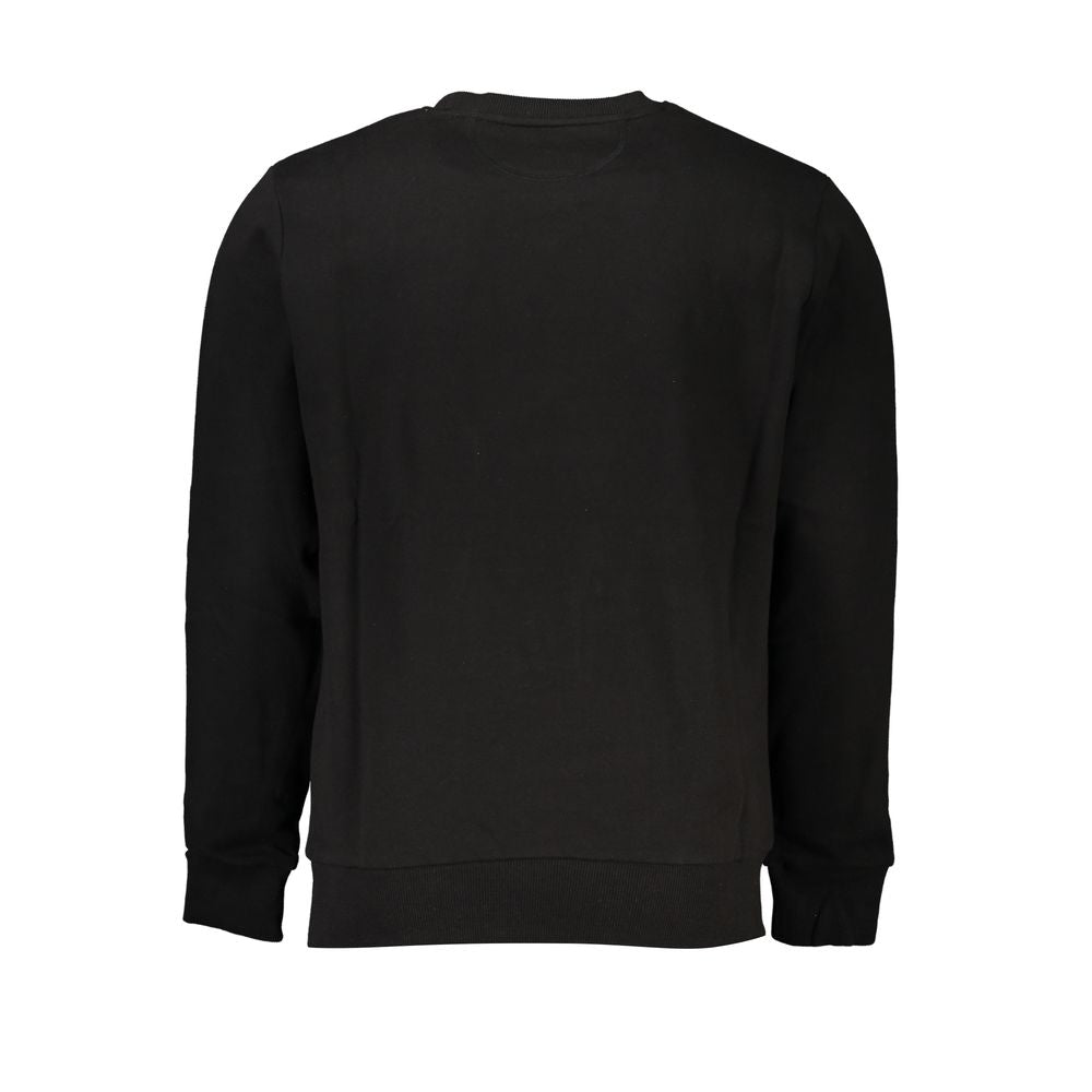 La Martina Black Cotton Sweater