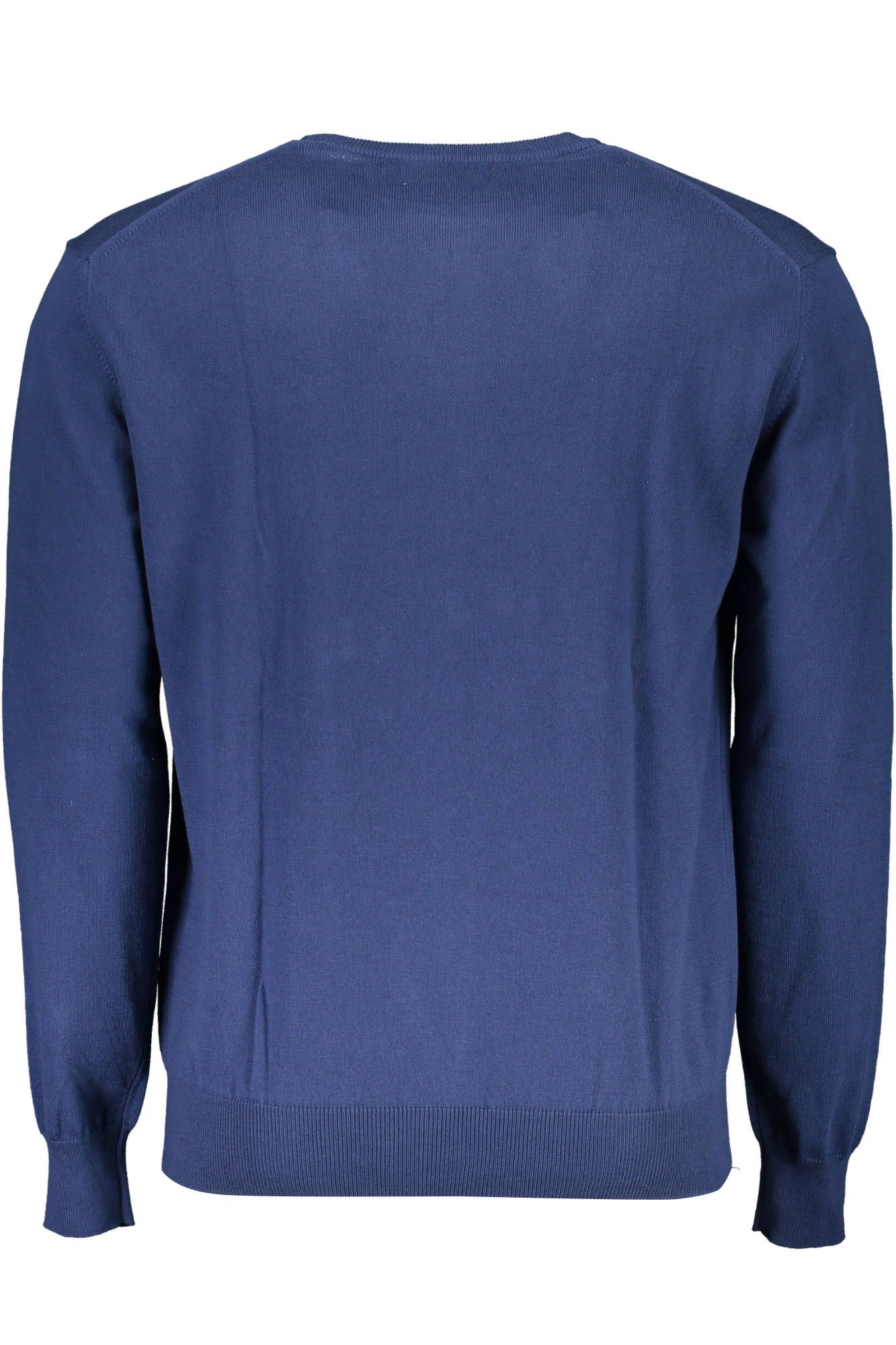 La Martina Blue Cotton Sweater