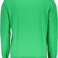 La Martina Green Cotton Sweater