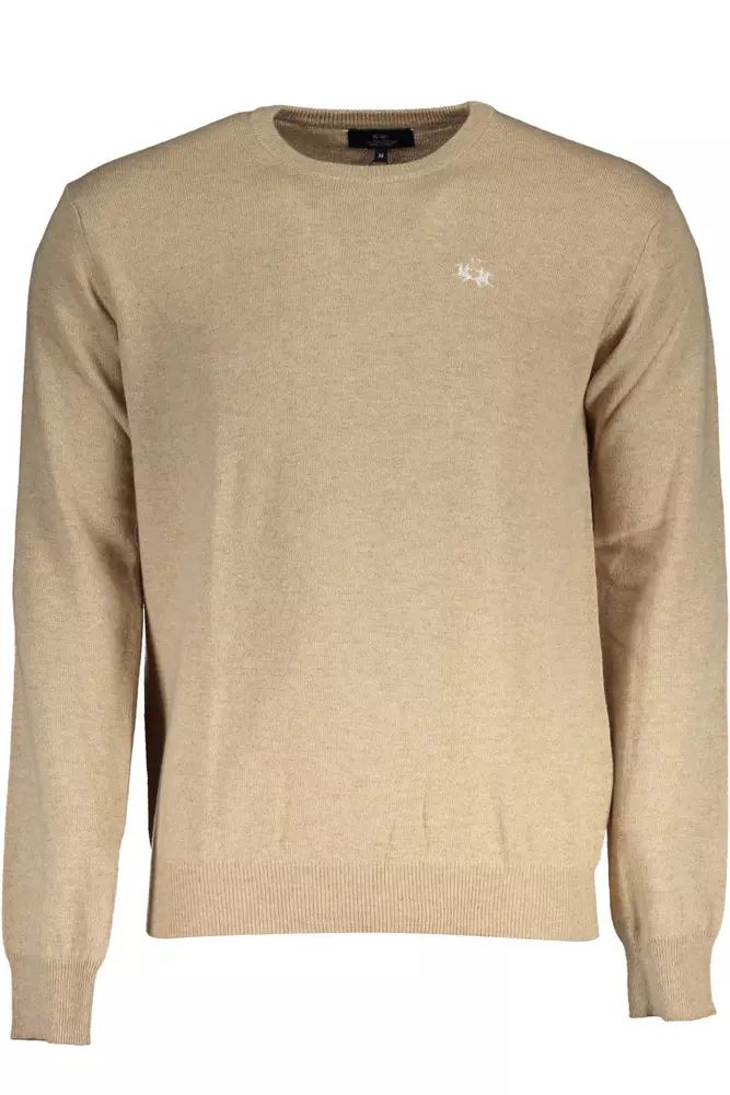 La Martina Beige Wool Sweater