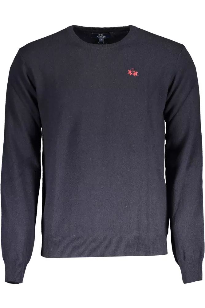 La Martina Blue Wool Sweater