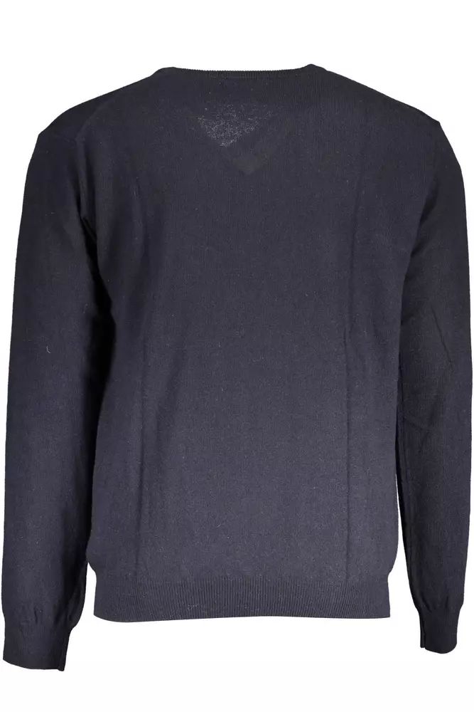 La Martina Blue Wool Sweater