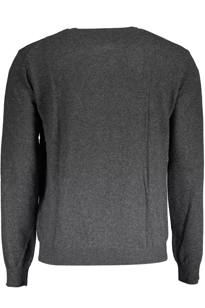 La Martina Gray Wool Sweater