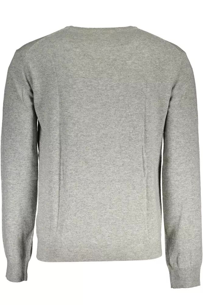 La Martina Gray Wool Sweater