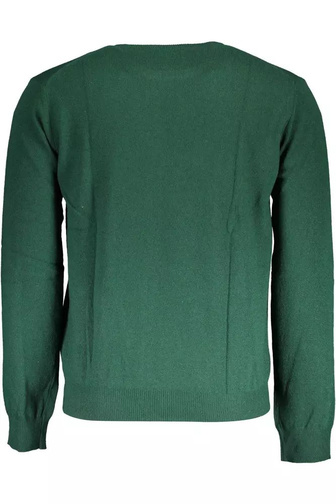 La Martina Green Wool Sweater