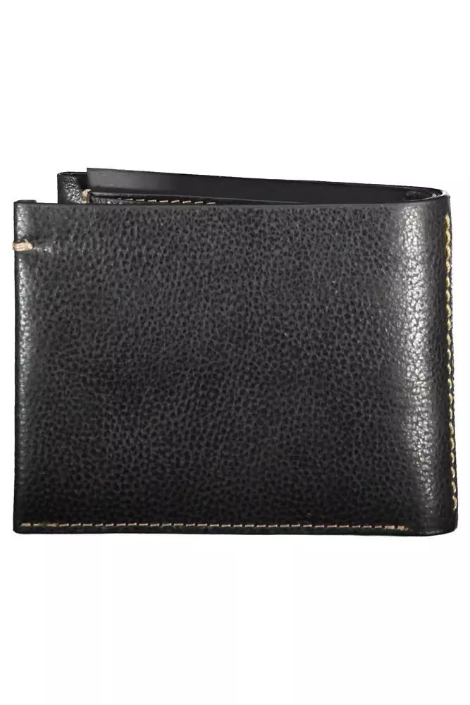 La Martina Black Leather Wallet