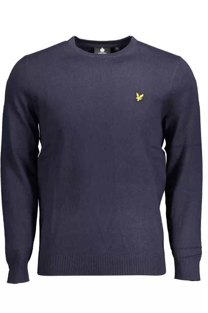 Lyle & Scott Blue Cotton Sweater