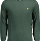 Lyle & Scott Green Cotton Sweater