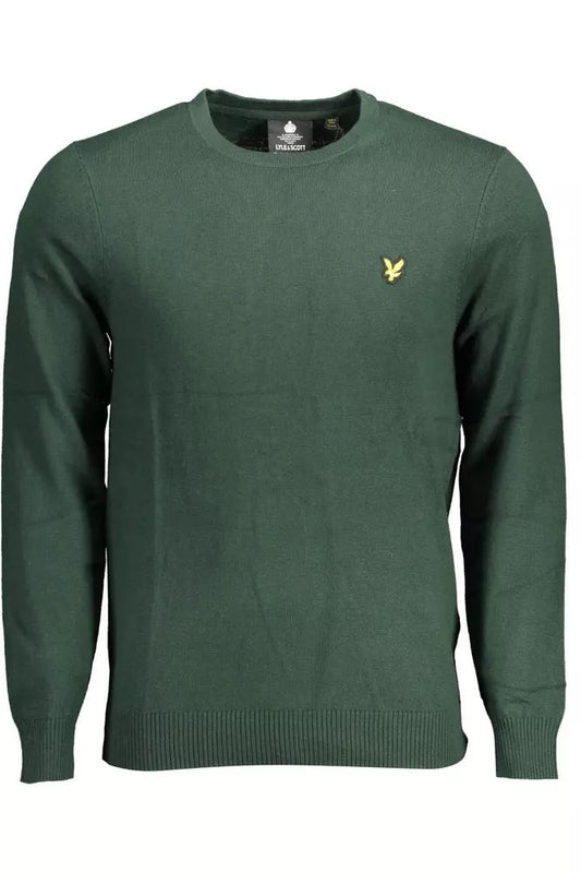 Lyle & Scott Green Cotton Sweater