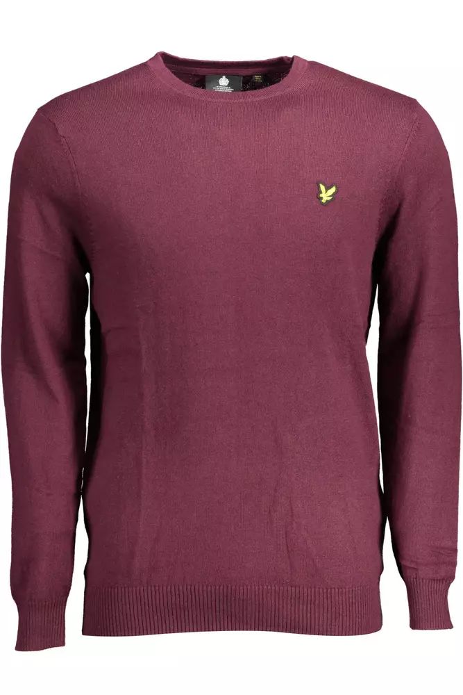 Lyle & Scott Purple Cotton Sweater