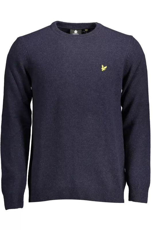 Lyle & Scott Blue Wool Sweater