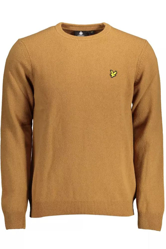 Lyle & Scott Brown Wool Sweater