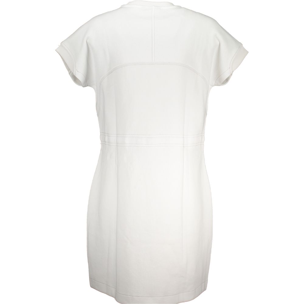 Napapijri White Cotton Dress