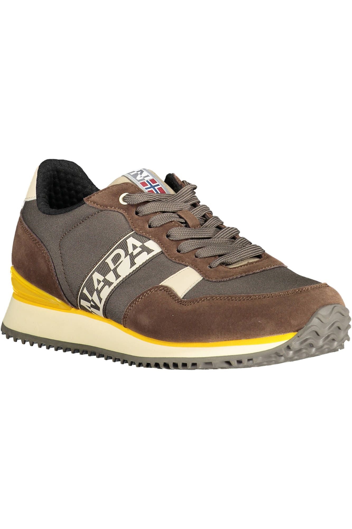 Napapijri Brown Polyester Sneaker