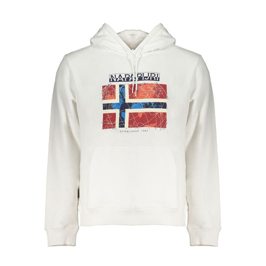 Napapijri White Cotton Sweater