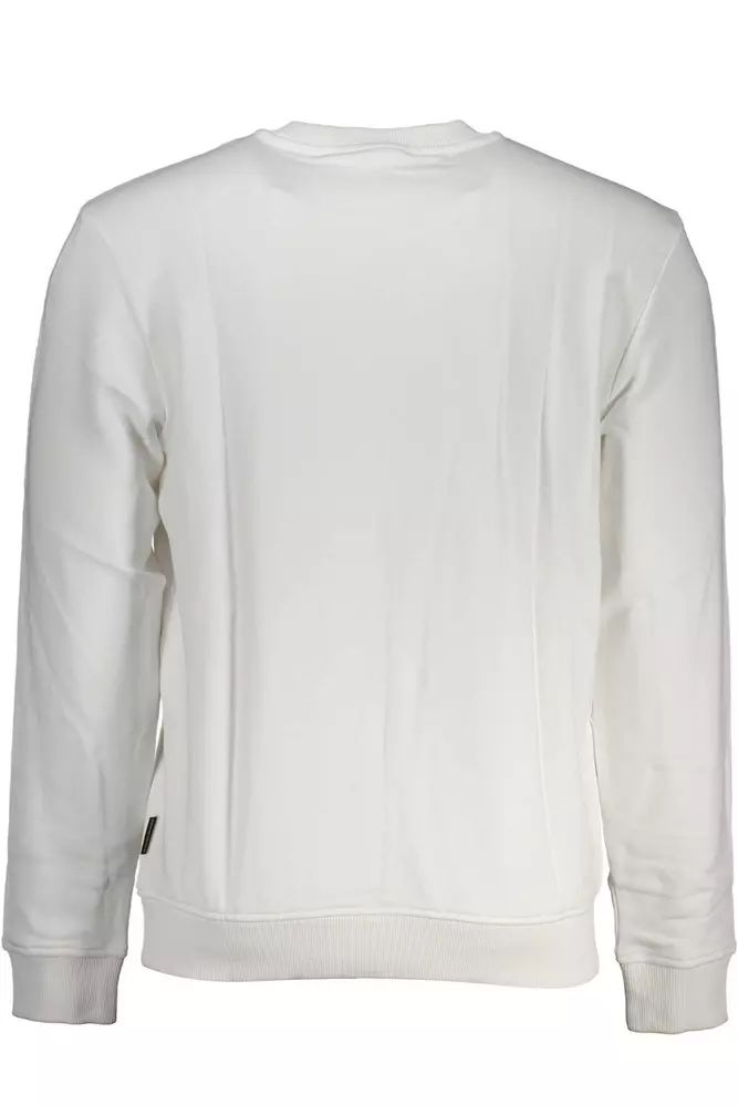 Napapijri White Cotton Sweater