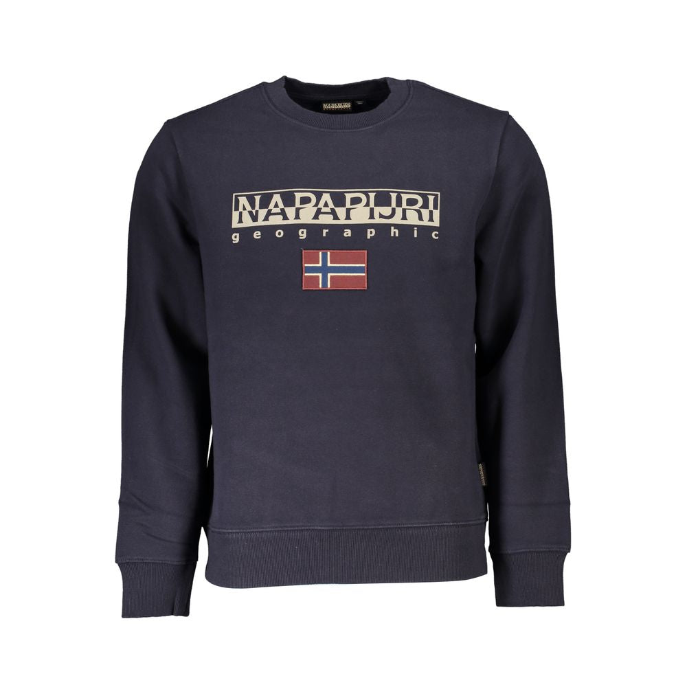 Napapijri Blue Cotton Sweater