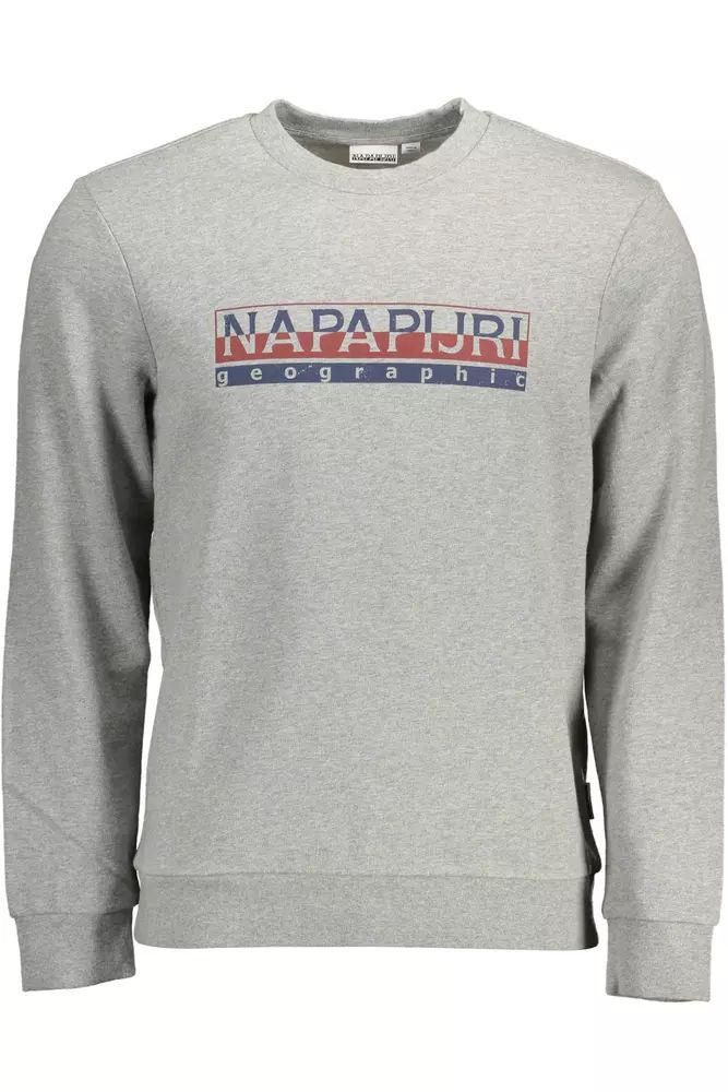 Napapijri Gray Cotton Sweater