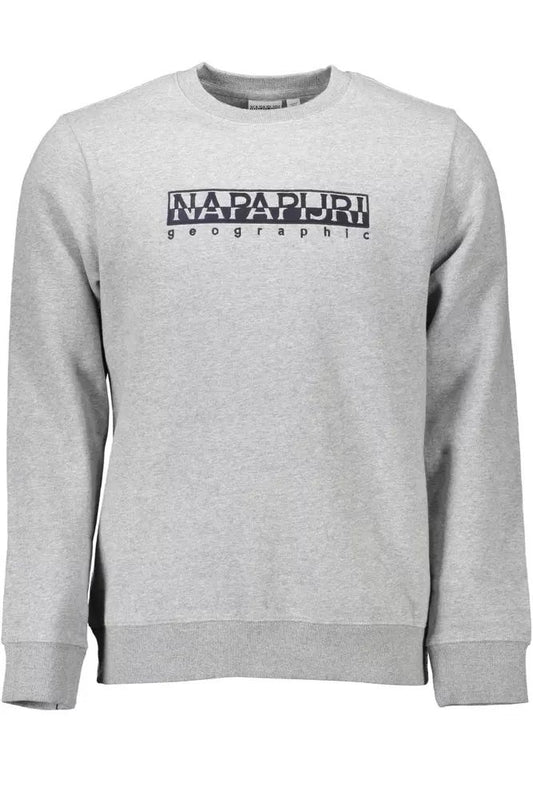 Napapijri Gray Cotton Sweater