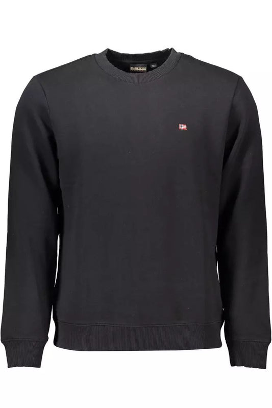 Napapijri Black Cotton Sweater