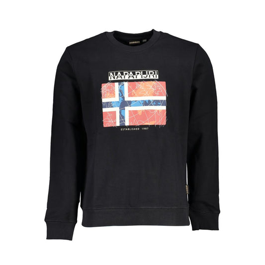 Napapijri Black Cotton Sweater