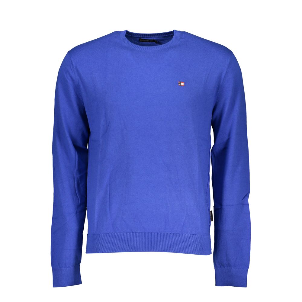 Napapijri Blue Cotton Sweater