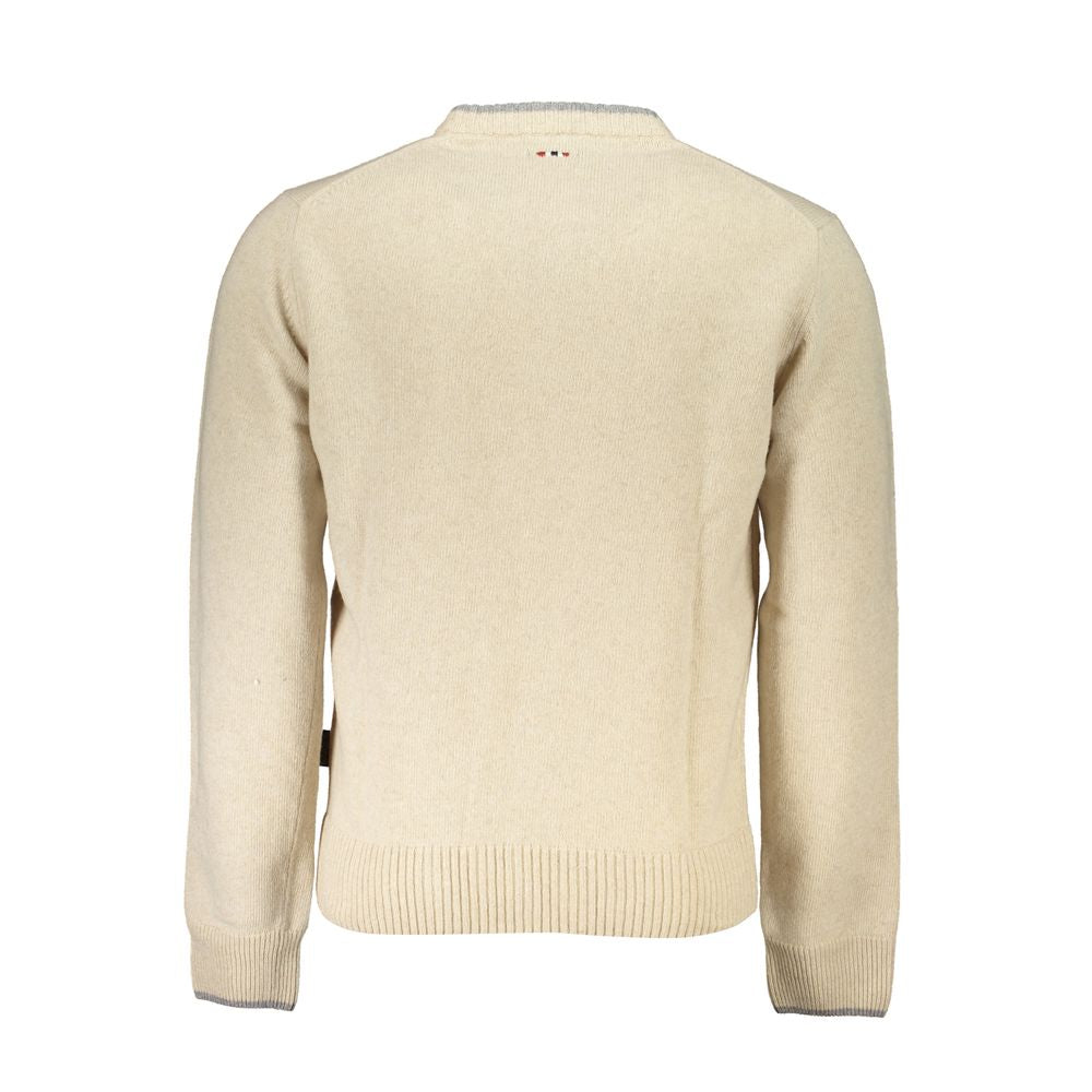 Napapijri Beige Fabric Sweater