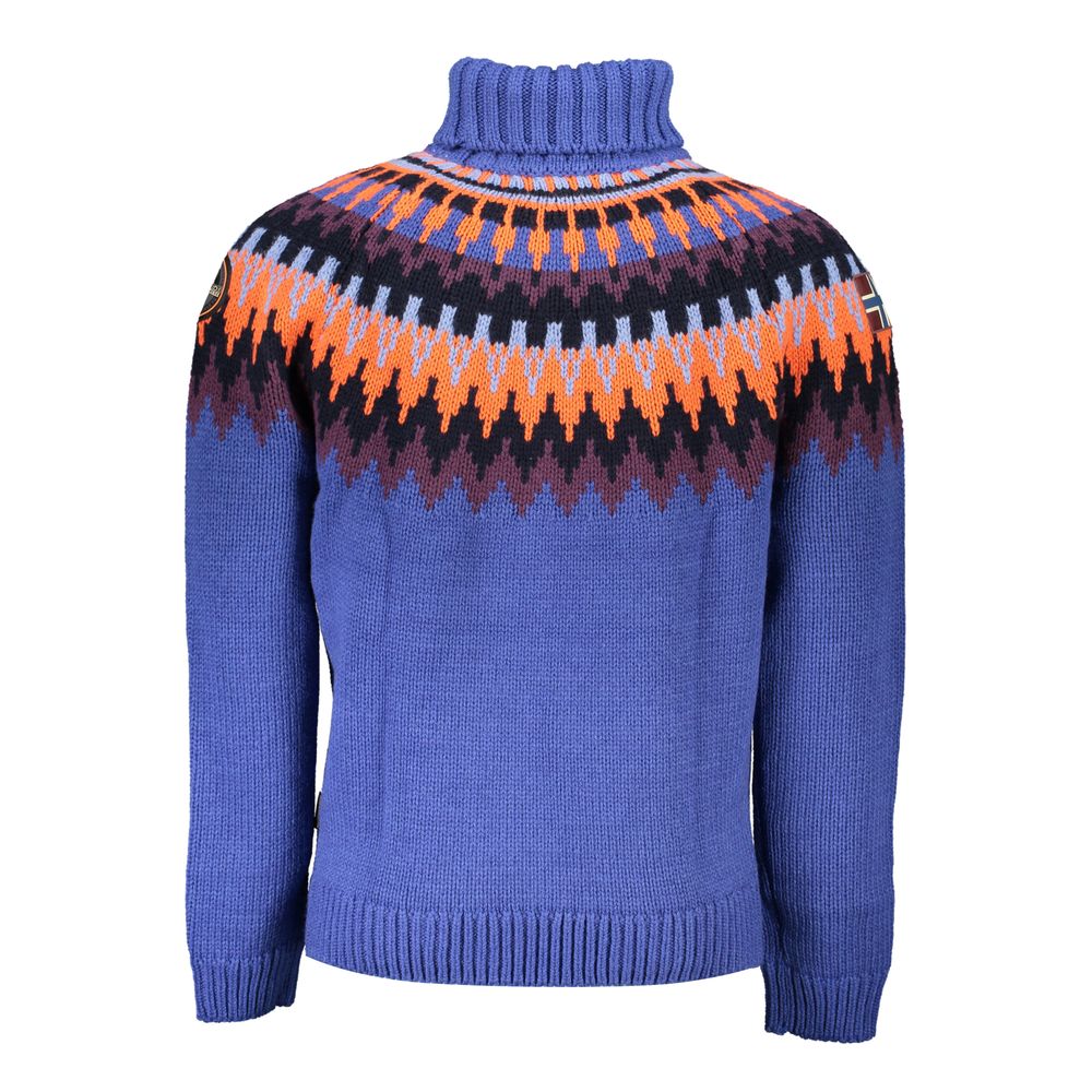 Napapijri Blue Fabric Sweater