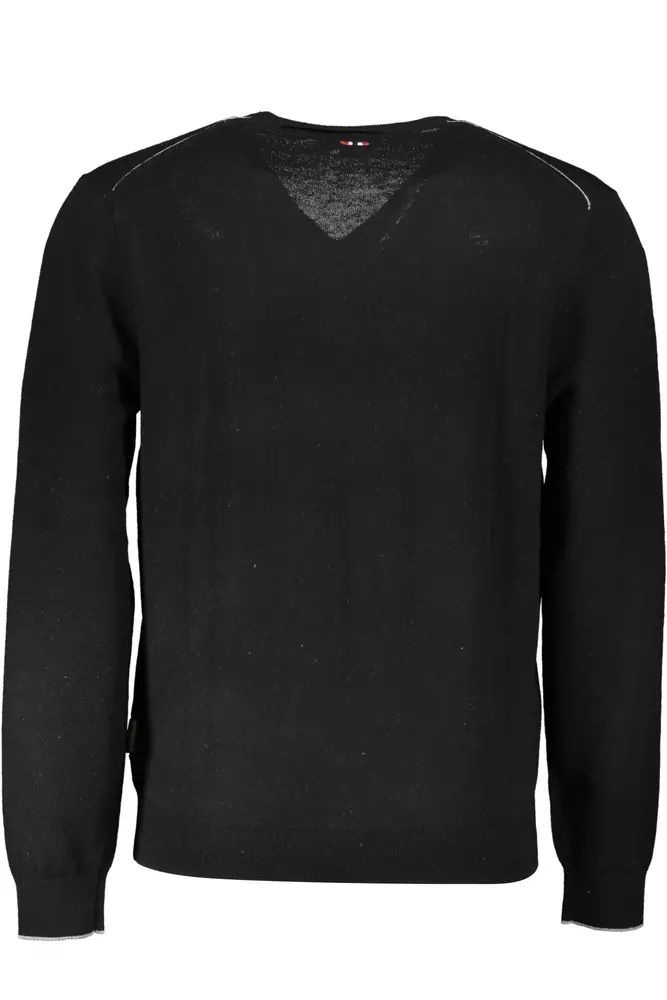 Napapijri Black Wool Sweater