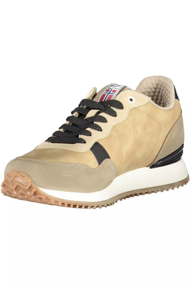 Napapijri Beige Polyester Sneaker