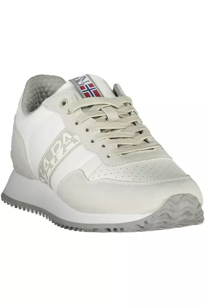 Napapijri White Polyester Sneaker