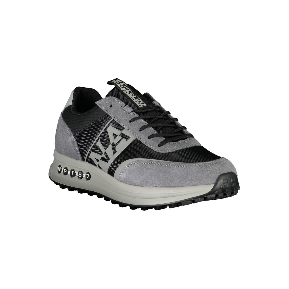 Napapijri Gray Polyester Sneaker