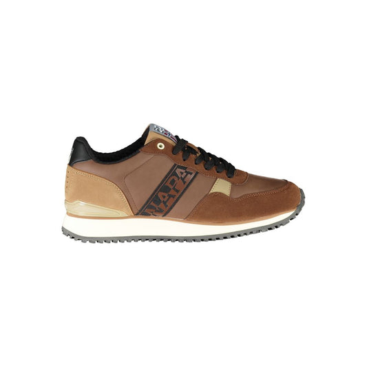 Napapijri Brown Polyester Sneaker