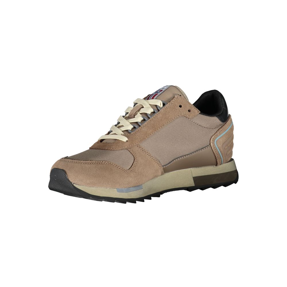 Napapijri Brown Polyester Sneaker