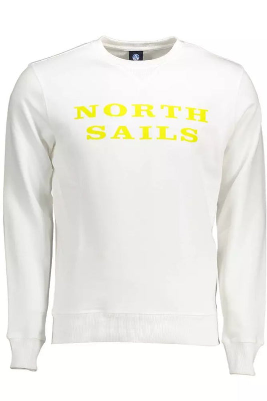 North Sails White Cotton Sweater