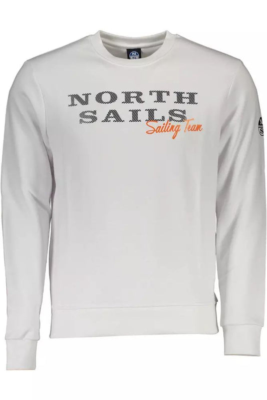 North Sails White Cotton Sweater