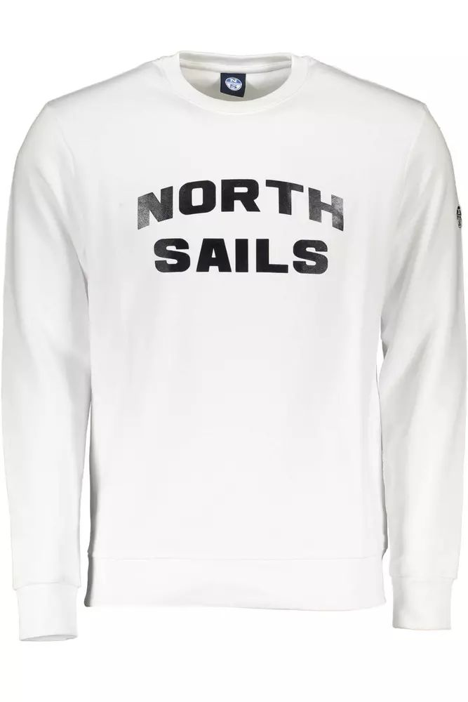 North Sails White Cotton Sweater