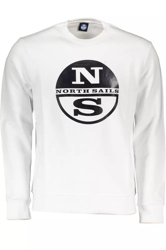 North Sails White Cotton Sweater