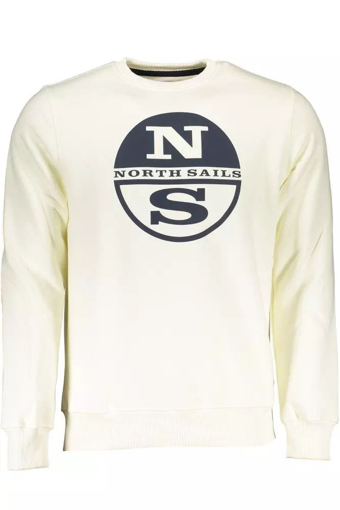 North Sails White Cotton Sweater