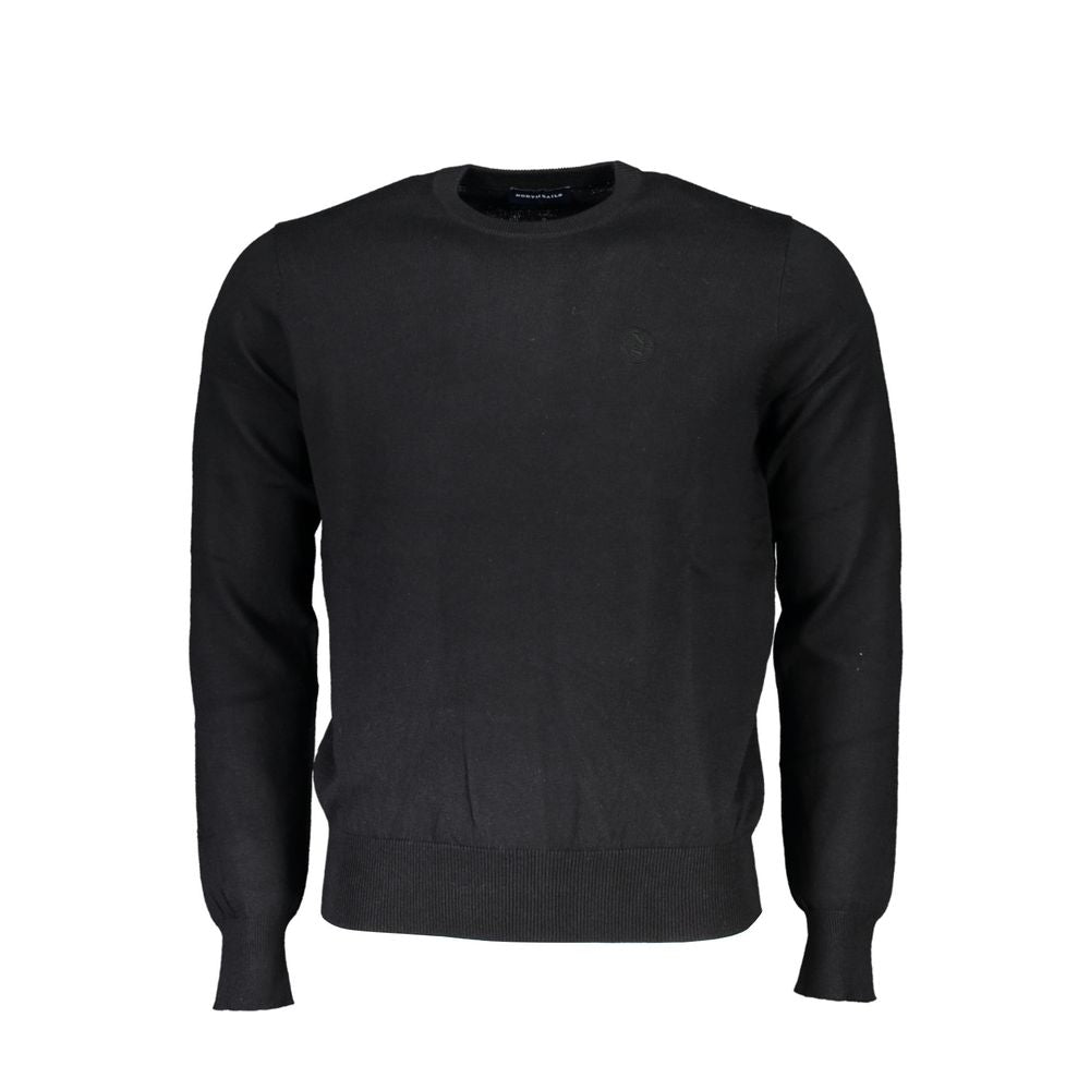 North Sails Black Fabric Sweater